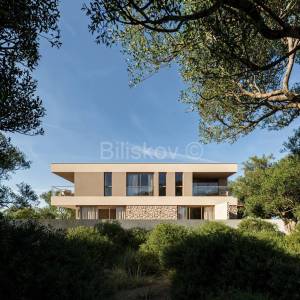 Prodaja,zemljište s projektom za vilu,Sevid