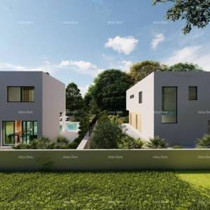 Prodaje se kuća u fazi izgradnje, sa bazenom i pogledom na more u Pomeru