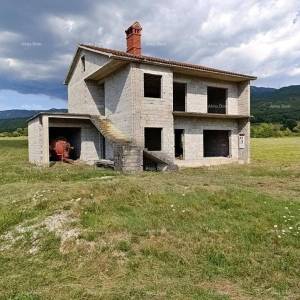 Prodaje se kuća u fazi izgradnje, blizu Lupoglava