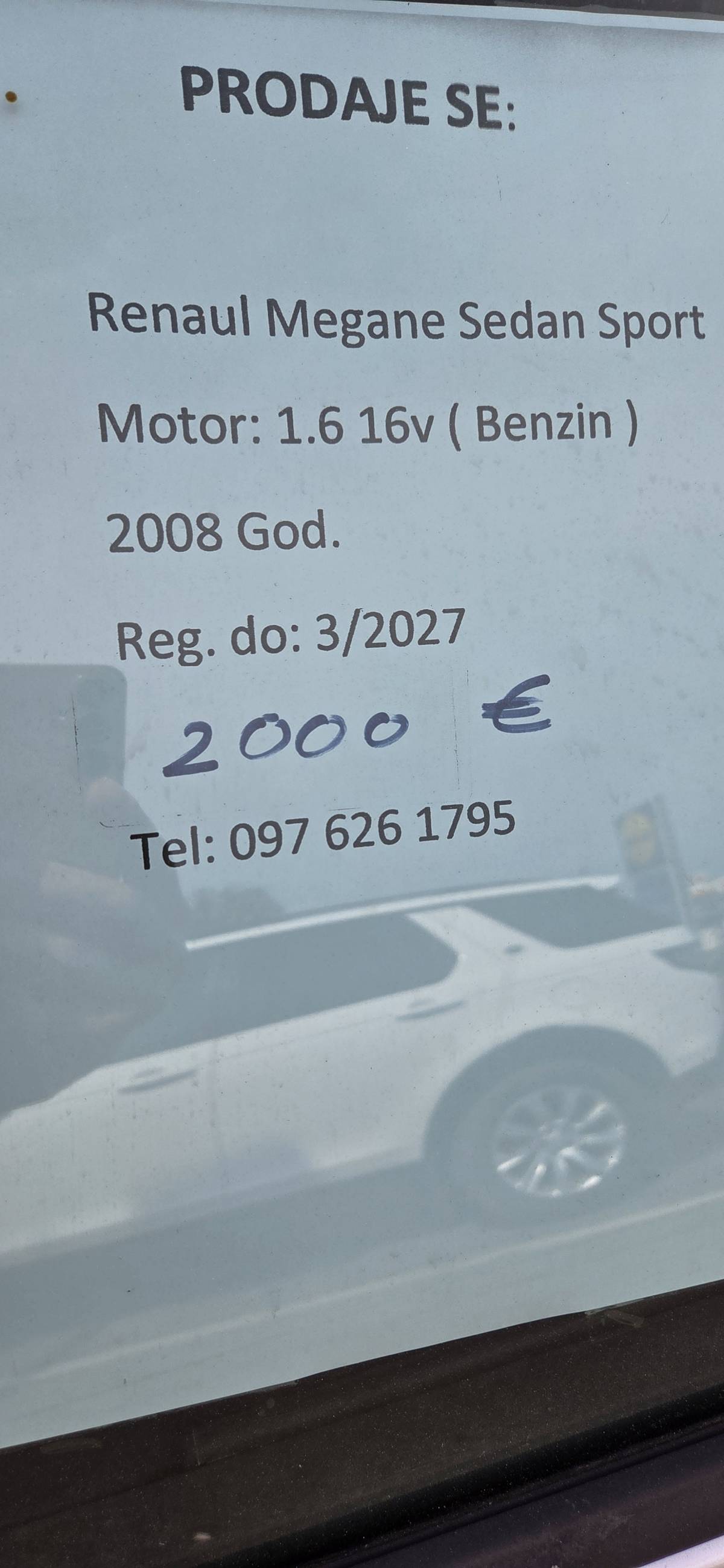 Renault Megane Sedane Sport 1.6 16v