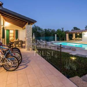 Romantičnaistarska vila sa bazenom i 1900 m2 vrta, 2 km od mora