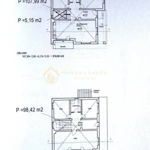 Sesvete,Lužan,kuća 3-katnica nedovršena 163m2 s garažom i okućnicom