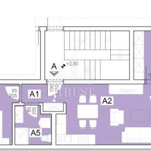 Šijana – moderna novogradnja, 1. kat, 2 spavaće sobe, garaža