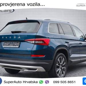 Škoda Kodiaq 2.0 TDI DSG Scout 200 KS, PANO+ACC+360+GR SJED+KEY+VIRT+LANE