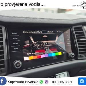 Škoda Kodiaq 2.0 TDI DSG Sportline 150 KS, ACC+KAM+KEY+GR SJED+VIRT+LANE