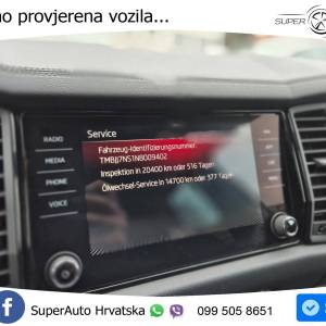 Škoda Kodiaq 2.0 TDI DSG Sportline 150 KS, ACC+KAM+KEY+GR SJED+VIRT+LANE