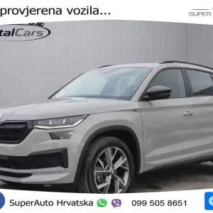 Škoda Kodiaq 2.0 TDI DSG Sportline 150 KS, ACC+KAM+KEY+GR SJED+VIRT+LANE