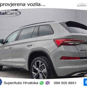 Škoda Kodiaq 2.0 TDI DSG Sportline 150 KS, ACC+KAM+KEY+GR SJED+VIRT+LANE