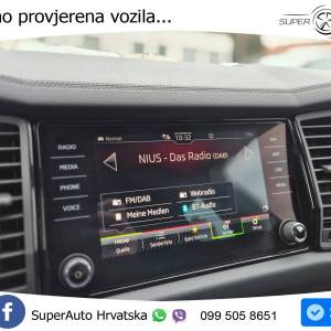 Škoda Kodiaq 2.0 TDI DSG Sportline 150 KS, ACC+KAM+KEY+GR SJED+VIRT+LANE