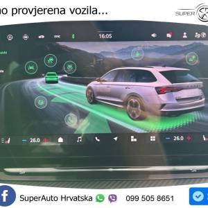 Škoda Octavia Combi 2.0 TDI DSG RS Plus 265 KS, ACC+KAM+KEY+GR SJED+VIRT+LANE