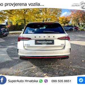 Škoda Octavia Combi 2.0 TSI DSG RS Plus 265 KS, ACC+KAM+KEY+GR SJED+VIRT+LANE