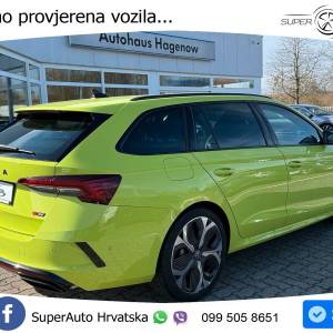 Škoda Octavia Combi 2.0 TSI DSG RS Plus 265 KS, ACC+KAM+KEY+GR SJED+VIRT+LANE
