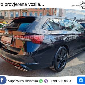 Škoda Octavia Combi RS 2.0 TDI DSG 200 KS, LED+KAM+4xGR SJED+PANO+VIRT