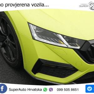 Škoda Octavia RS 2.0 TSI DSG 245 KS, LED+ACC+VIRT+4xGR SJED+HEAD+KAM+PARK