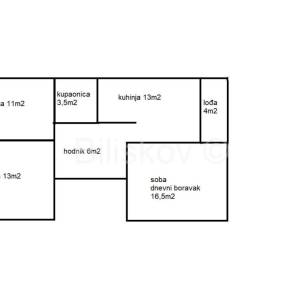 Split, Lokve, trosoban stan, renoviran, namješten
