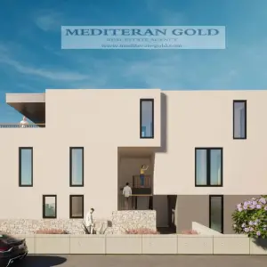 Stan: Kaštel Novi, novogradnja, pogled