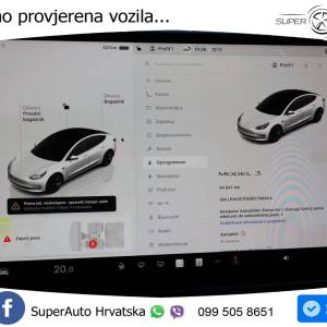 Tesla Model 3 Standard Range Plus 283 KS, KAM+GR SJED+PANO