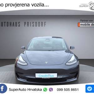 Tesla Model 3 Standard Range Plus 325 KS, ACC+LED+KAM+GR SJED+PANO+ASIST