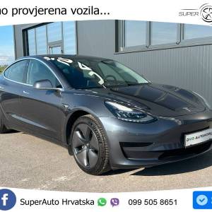 Tesla Model 3 Standard Range Plus 325 KS, ACC+LED+KAM+GR SJED+PANO+ASIST