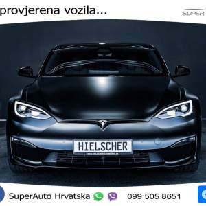 Tesla Model S Plaid 1020 KS, PANO+ZRAČ+KAM+GR SJED+ACC+KEY+LANE