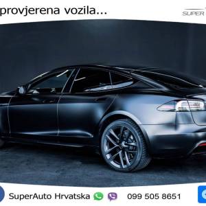 Tesla Model S Plaid 1020 KS, PANO+ZRAČ+KAM+GR SJED+ACC+KEY+LANE