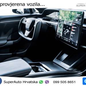 Tesla Model S Plaid 1020 KS, PANO+ZRAČ+KAM+GR SJED+ACC+KEY+LANE