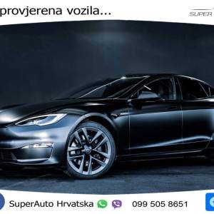 Tesla Model S Plaid 1020 KS, PANO+ZRAČ+KAM+GR SJED+ACC+KEY+LANE