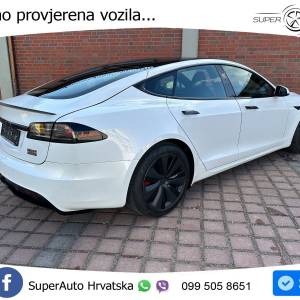 Tesla Model S Plaid 1020 KS, PANO+ZRAČ+KAM+GR SJED+ACC+KEY+VIRT+LANE
