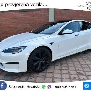 Tesla Model S Plaid 1020 KS, PANO+ZRAČ+KAM+GR SJED+ACC+KEY+VIRT+LANE