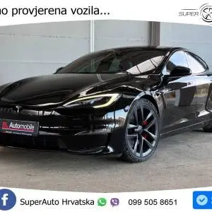 Tesla Model S Plaid 1020 KS, PANO+ZRAČ+360°+GR SJED+ACC+KEY+VIRT+LANE