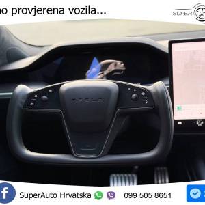 Tesla Model S Plaid 1020 KS, PANO+ZRAČ+360°+GR SJED+ACC+KEY+VIRT+LANE