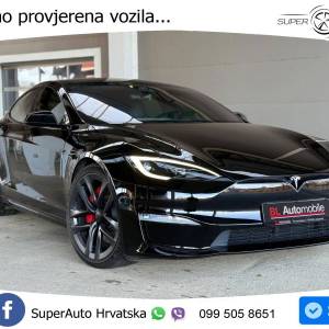 Tesla Model S Plaid 1020 KS, PANO+ZRAČ+360°+GR SJED+ACC+KEY+VIRT+LANE