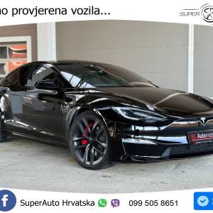 Tesla Model S Plaid 1020 KS, PANO+ZRAČ+360°+GR SJED+ACC+KEY+VIRT+LANE