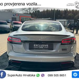 Tesla Model S Plaid 1020 KS, PANO+ZRAČ+KAM+GR SJED+ACC+KEY+VIRT+LANE