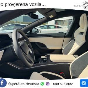 Tesla Model S Plaid 1020 KS, PANO+ZRAČ+KAM+GR SJED+ACC+KEY+VIRT+LANE