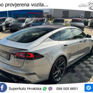 Tesla Model S Plaid 1020 KS, PANO+ZRAČ+KAM+GR SJED+ACC+KEY+VIRT+LANE