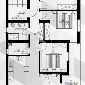 Trosoban stan, novogradnja, Pješčana uvala - 1. kat, 2 parkirna mjesta