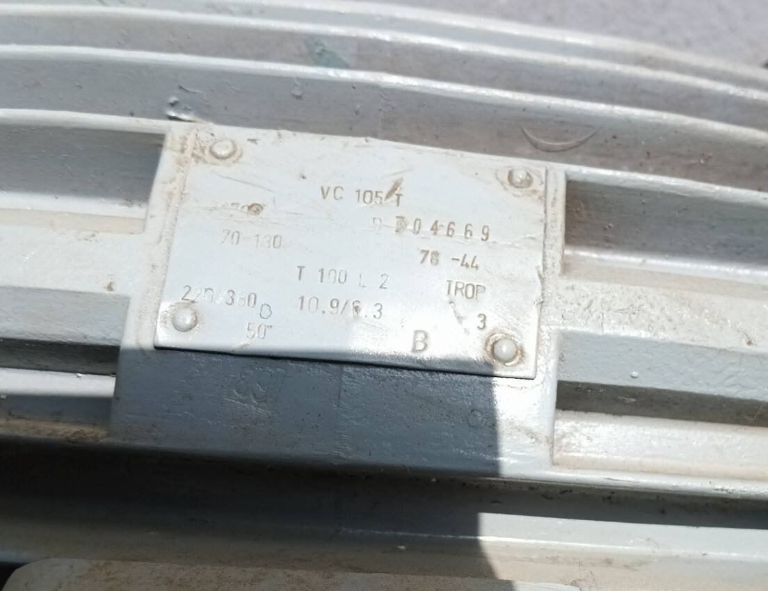 VC55 pumpa s trofaznim motorom