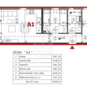 Veruda – elitna lokacija, JZ orijentacija, 2SS, novogradnja, pogled na more, 5 min do plaže
