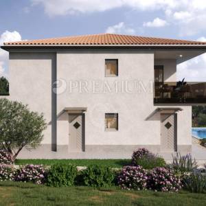 Vrbnik, aparman s bazenom i pogledom na more, novogradnja!