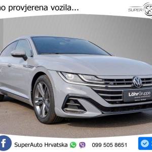 VW Arteon 2.0 TDI DSG R-Line 150 KS, LED+ACC+PANO+4xGR SJED+VIRT+KAM