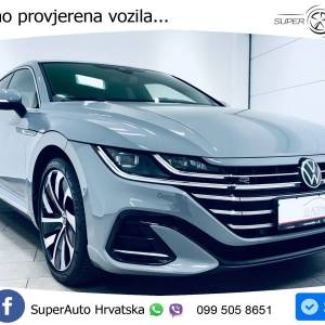 VW Arteon 2.0 TDI DSG R-Line 200 KS, LED+ACC+360+4xGR SJED+PARK+MASAŽA