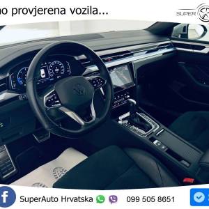 VW Arteon 2.0 TDI DSG R-Line 200 KS, LED+ACC+360+4xGR SJED+PARK+MASAŽA
