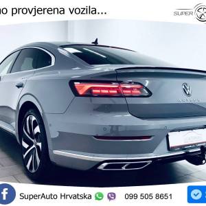 VW Arteon 2.0 TDI DSG R-Line 200 KS, LED+ACC+360+4xGR SJED+PARK+MASAŽA
