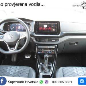VW T-Cross 1.5 TSI DSG R-Line 150 KS, LED+VIRT+GR SJED+KAM+PARK