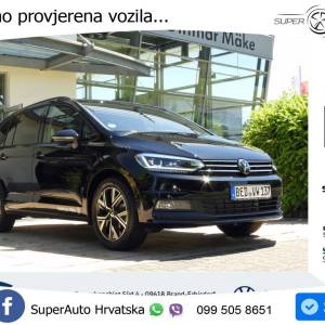 VW Touran 2.0 TDI DSG Comfortline 150 KS, LED+ACC+VIRT+GR SJED+KAM+PARK+MASAŽA