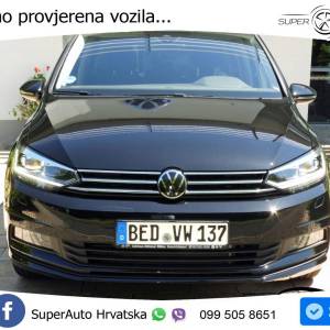 VW Touran 2.0 TDI DSG Comfortline 150 KS, LED+ACC+VIRT+GR SJED+KAM+PARK+MASAŽA