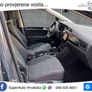 VW Touran 2.0 TDI DSG Highline 150 KS, LED+ACC+PANO+GR SJED+KAM+PARK