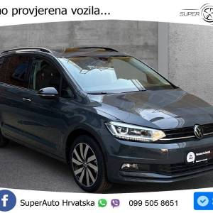 VW Touran 2.0 TDI DSG Highline 150 KS, LED+ACC+PANO+GR SJED+KAM+PARK