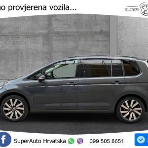 VW Touran 2.0 TDI DSG Highline 150 KS, LED+ACC+PANO+GR SJED+KAM+PARK